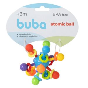 Bola Atômica BUBA - Baby Ball com Luz e Som - Multi Textura