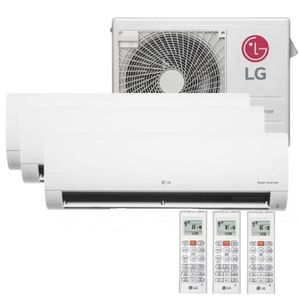 Ar condicionado Multi Tri Split LG 24000 BTU 3x9000 Quente e Frio 220V
