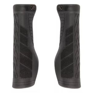 Manopla EG6 Ergonômica Preto Punho Bike Com Trava