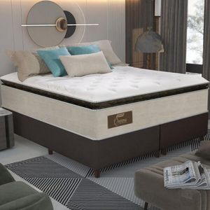Cama Box Conjugado King com Colchão (193x73x203) Gazin CR35350