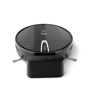 Aspirador Robô Philco PAS26P MOP 3 em 1 Sensor Antiqueda Controle Remoto 110min Bivolt Preto