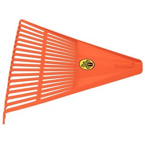 Vassoura Plástica Tramontina Laranja com 18 Dentes sem Cabo