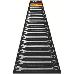 Jogo de Chaves Combinadas Tramontina Master em Aço Especial Cromado 16 Peças