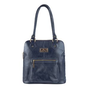 Bolsa mochila de couro liso Lívia