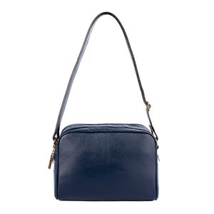 Bolsa quadrada de couro liso Daiana