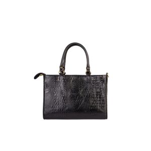 Bolsa feminina de couro croco Eliza