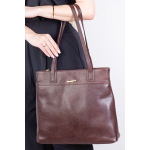 Bolsa de couro liso Abigail