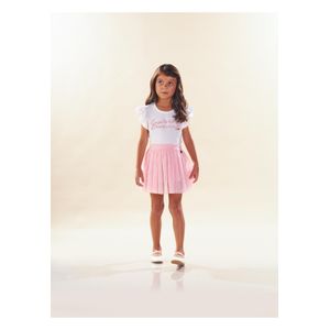 Saia Infantil Menina Estilosa Confortável Kiki Xodó
