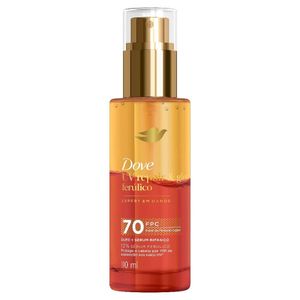 Óleo E Sérum Capilar Bifásico Dove Uv Repair & Glow Ferúlico 110ml